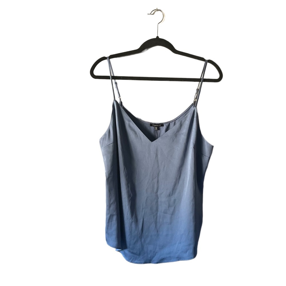 NWT Dynamite Silky Blue Camisole - Sz Large